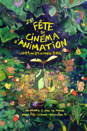 Affiche de la Fête du cinéma d'animation 2023